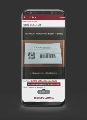 Tela Controle de Acesso